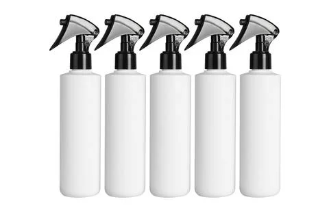 Plastic Spray Bottles Stock Photos