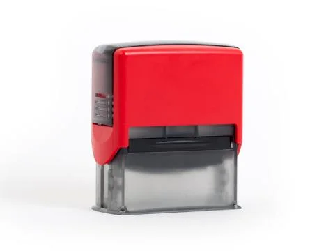 Plastic stamp isolated Stock Photos