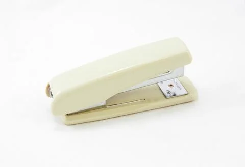 Plastic stapler white Stock Photos