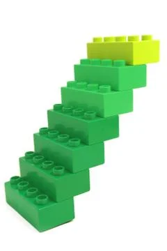 Plastic steps Stock Photos