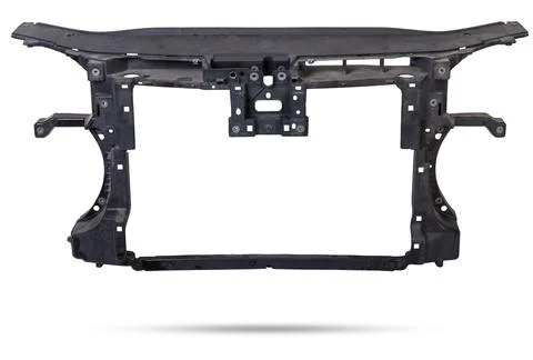 Plastic stiffener reinforcement for the front panel of the car black body spa Stock Photos