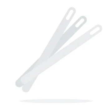 Plastic stirrer for coffee and tea Stock Illustration
