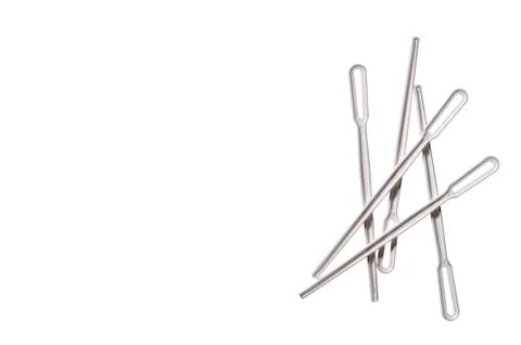 Plastic stirrers for coffee Foto stock