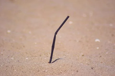 Plastic straw Stock Photos