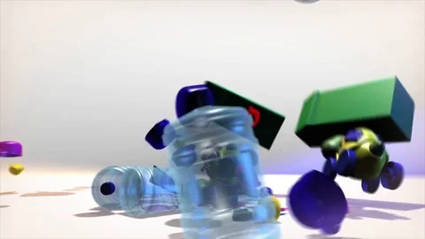 Plastic stuff Video stock 83717760