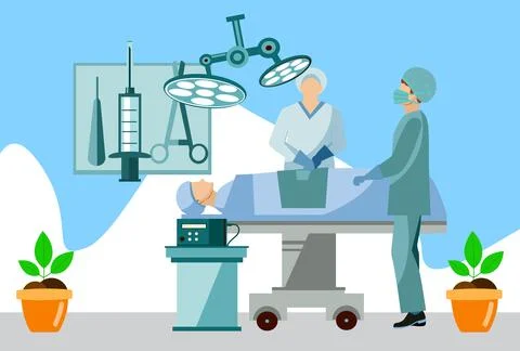 Plastic Surgery Addiction Concept Illustration Stock Illustration