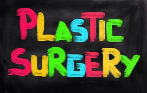 Plastic Surgery Concept Illustrazione stock