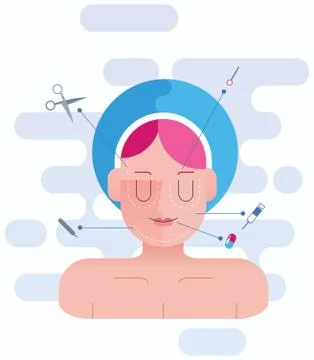 Plastic Surgery Stock Illustration