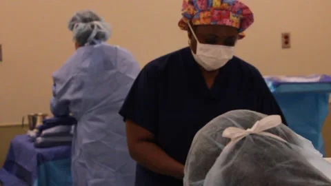 Plastic surgery procedure   Stock Footage 198385496