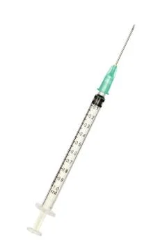 Plastic syringe Stock Photos