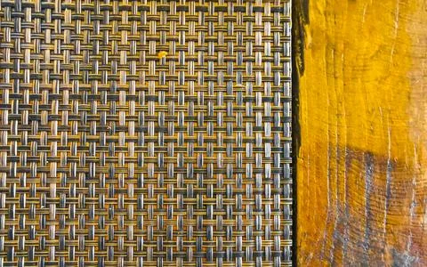 Plastic tablecloth underlay texture pattern Mexico. Stockfoto's