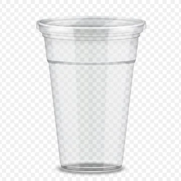 Plastic takeaway cup Stock Illustration