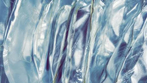 Plastic texture. Wrap transparent cellophane background. Beautiful pattern. Real Foto stock