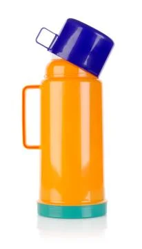 Plastic thermos Stock Photos