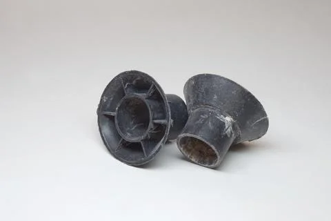 Plastic tierod cone pair. removable PVC cones for tierod Stock Photos