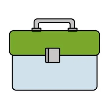 Plastic tool box packing icon Stock Illustration
