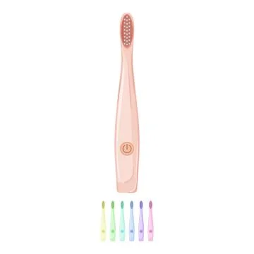 Plastic tooth brush cartoon vector graphic Stock Illustration