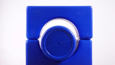 Plastic toy arch rotation Stock Footage