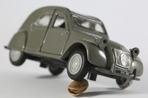 Plastic toy car 库存照片