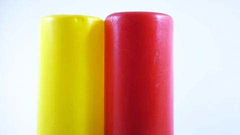 Plastic toy cylinder Stock-Footage 76509705
