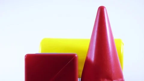 Plastic toy set of dice 動画素材 80925498