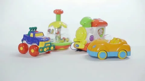 Plastic toys Stock Footage 12653119
