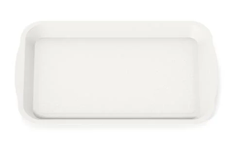 Plastic tray isolated on white background. 3D illustration Stock Illustration