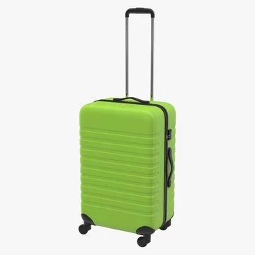 rolling suitcase 3d model rolling suitcase 3d model