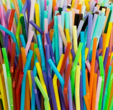 Plastic tube background Stock Photos