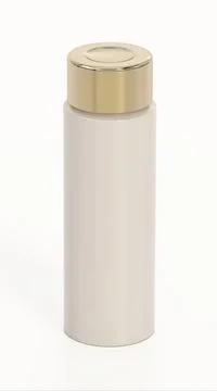 Plastic tube container isolated on white background. 3D illustration Stock Illustration
