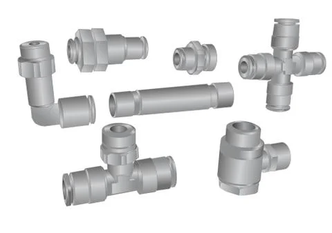 Plastic tube Stock Illustration