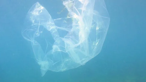Plastic Underwater Stock Footage 120178580