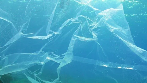 Plastic Underwater Stock Footage 123993949
