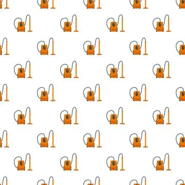 Plastic vacuum cleaner pattern seamless Stock Illustration