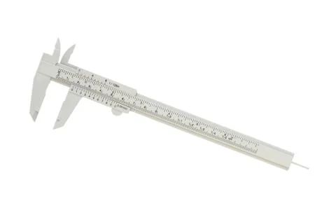 Plastic vernier caliper Stock Photos