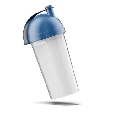 Plastic vitamin shaker 库存插图