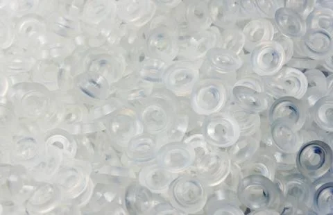 Plastic washers Stock Photos