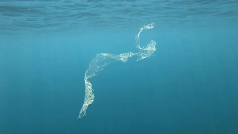 Plastic waste drifts oceans and pollutes the environment Stock Footage 161123653