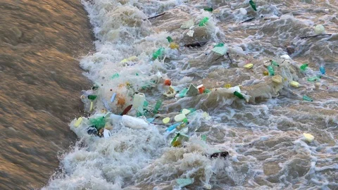 Plastic Waste Stock Footage 125896818