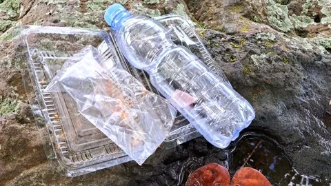 Plastic waste. Stock Footage 329907744