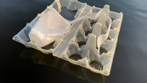 Plastic waste in lake. Stock Footage 251758934