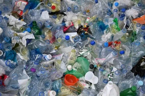 Plastic waste Foto stock