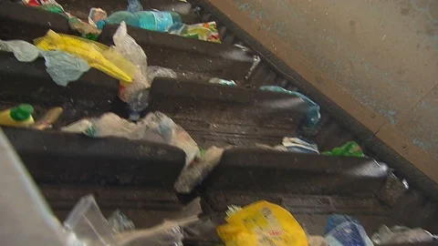 Plastic waste recycling 動画素材 120249641
