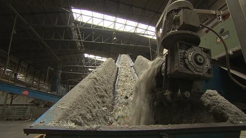 Plastic waste recycling 動画素材 120415068