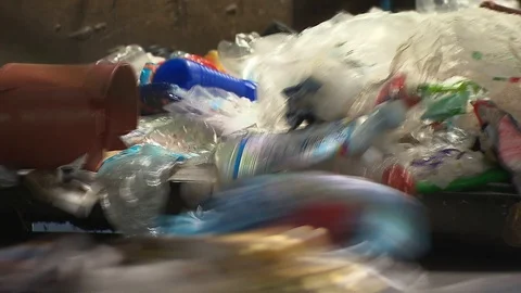 Plastic waste recycling 動画素材 120415203