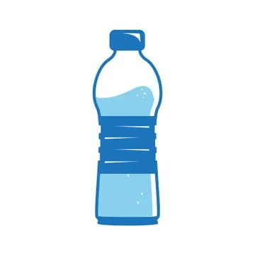 Plastic water bottle icon Stock Illustration