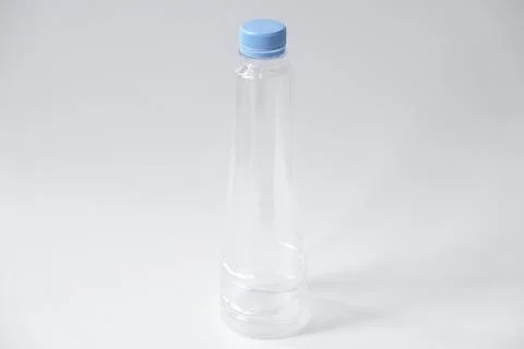 Plastic water bottle isolated on white background Stock Photos