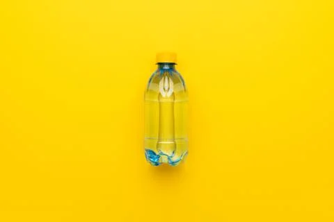 Plastic water bottle Foto stock