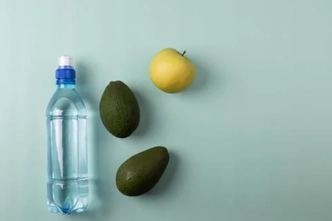 Plastic water bottle Foto stock
