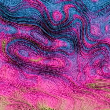 Plastic waves generated texture Stock Illustration